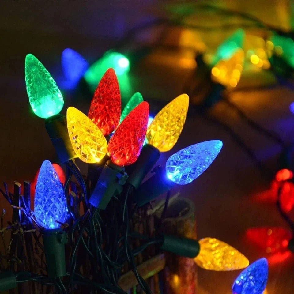 Best Solar Powered Christmas Lights for Outside Outdoor Xmas with 100 Count C6