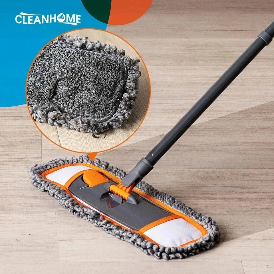 Mops for Floor Cleaning with 3 Different Washable Pads and Extendable 55” Long H