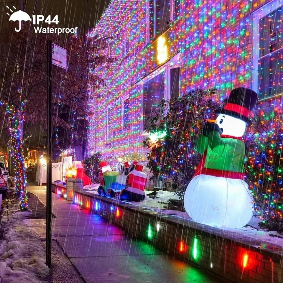 Multicolor 500LED Christmas String Lights 164ft Christmas Lights Waterproof