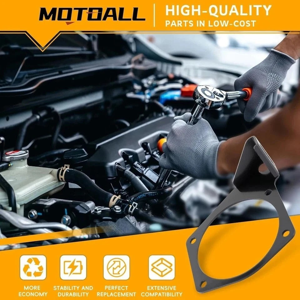 Throttle Cable Bracket Replacement 4-Bolt Fit for Intakes 92mm-102mm