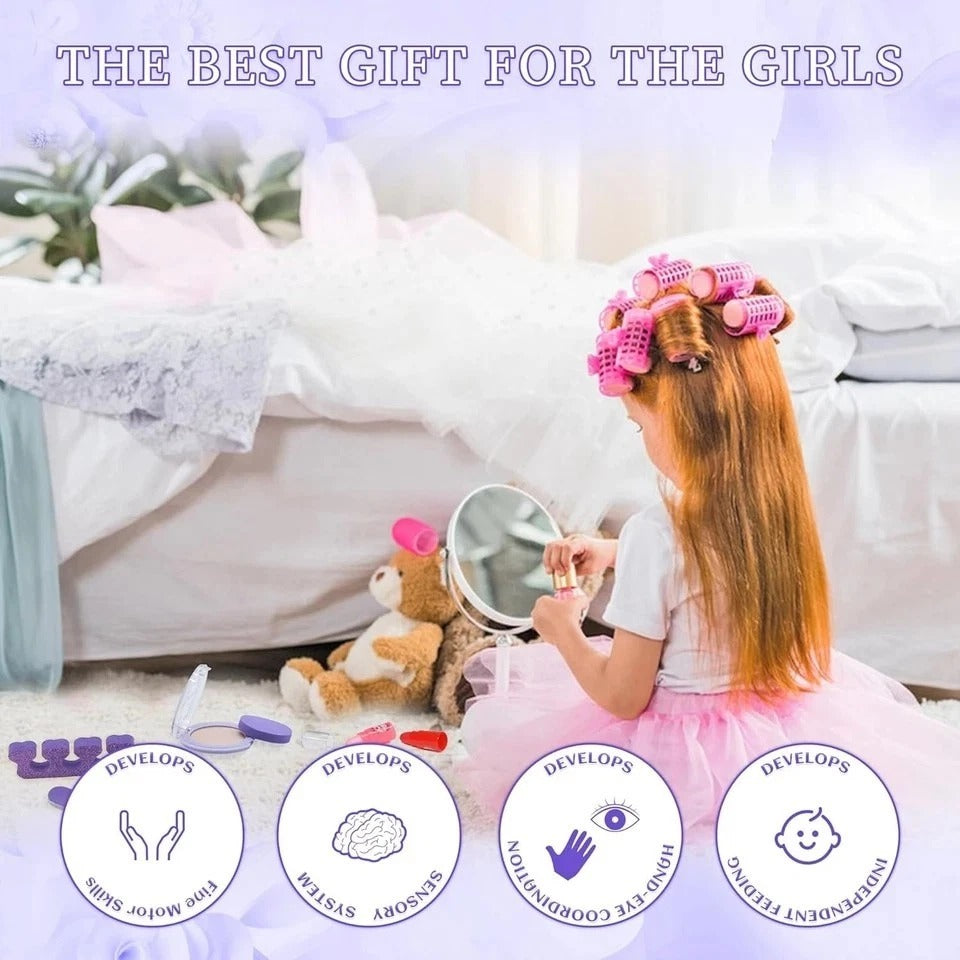 Kids Makeup Sets for Girls 5-8 - Washable Makeup for Kids 8-12, Maquillaje Para