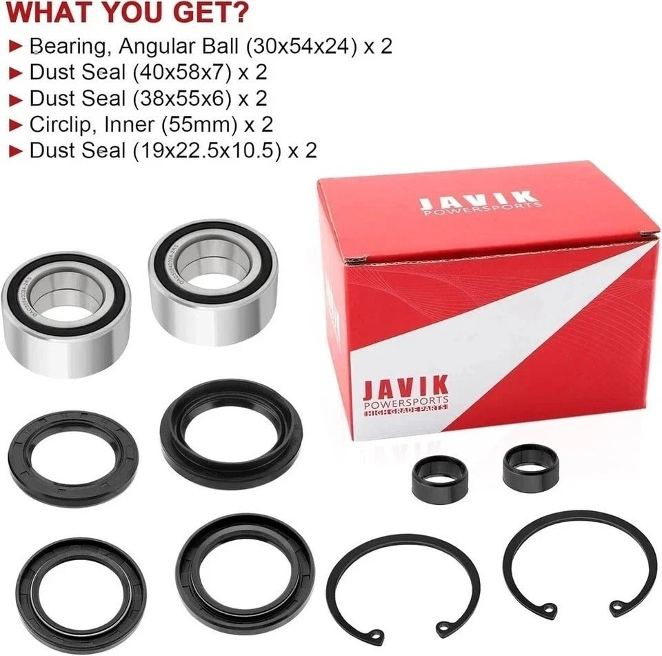 Wheel Bearings Seals Front for Foreman 500 400 450 Rincon 650 680 Rubicon 5
