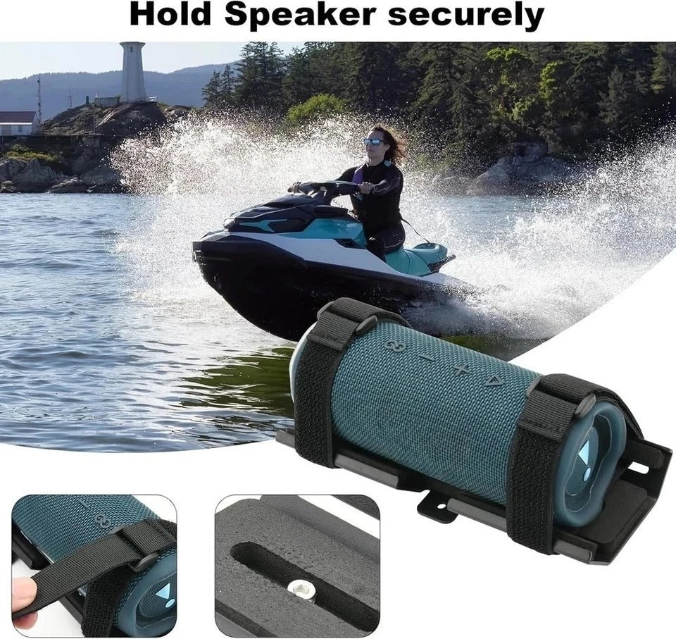 Portable Speaker Mount for Jet Ski/Snowmobile/Boat/Sea-Doo, Speaker Bracket M...
