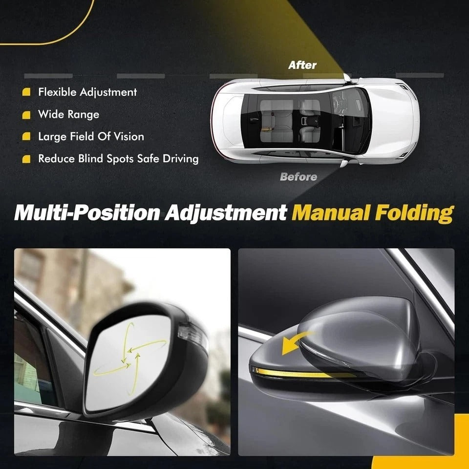 Side Mirror Compatible with KIA Forte 2019 2020 2021 2022 2023 2024, W/Blind Spo