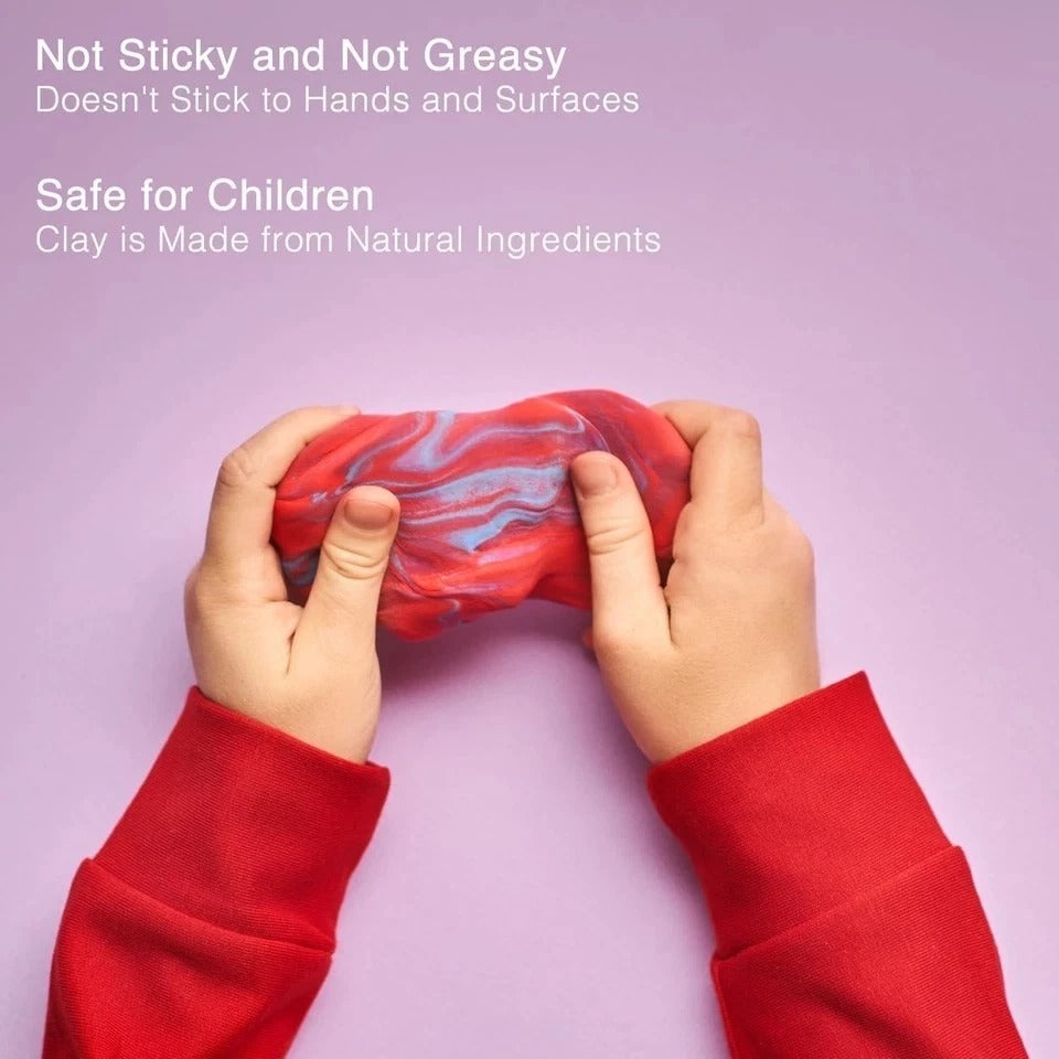 Air Dry Clay - 100 Colors, Ultra Light and Soft, Non-Toxic Modeling Clay for Kid