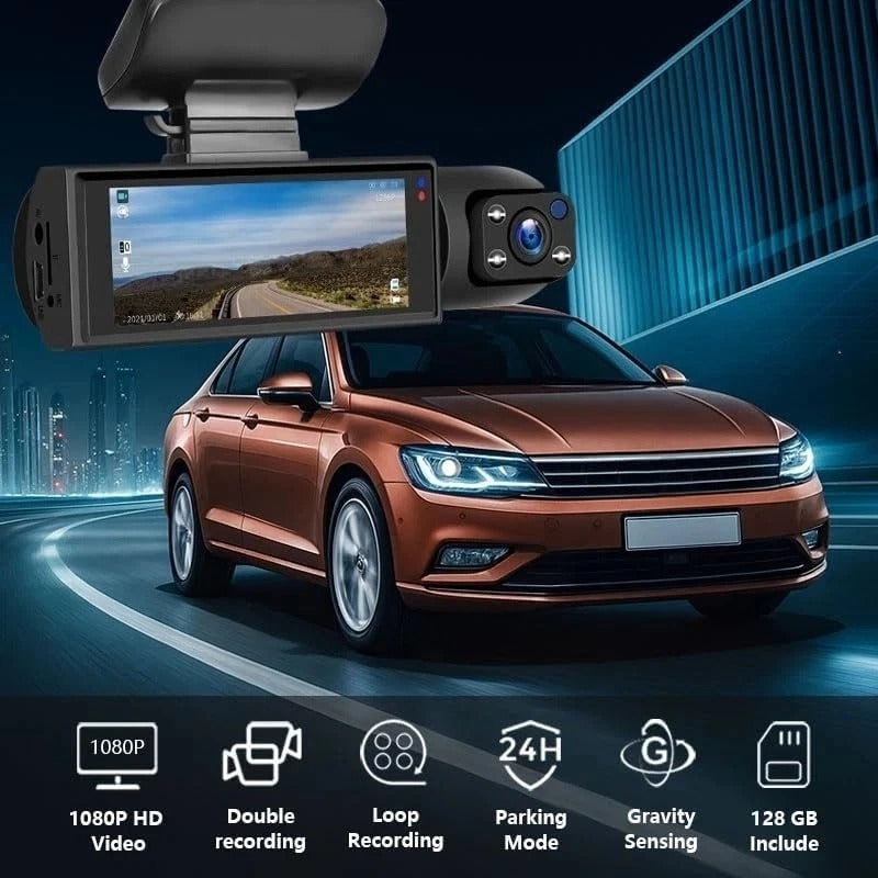 Camara De Seguridad Para Carro Auto lenses Delantero/Trasero/Interior Dash Cam