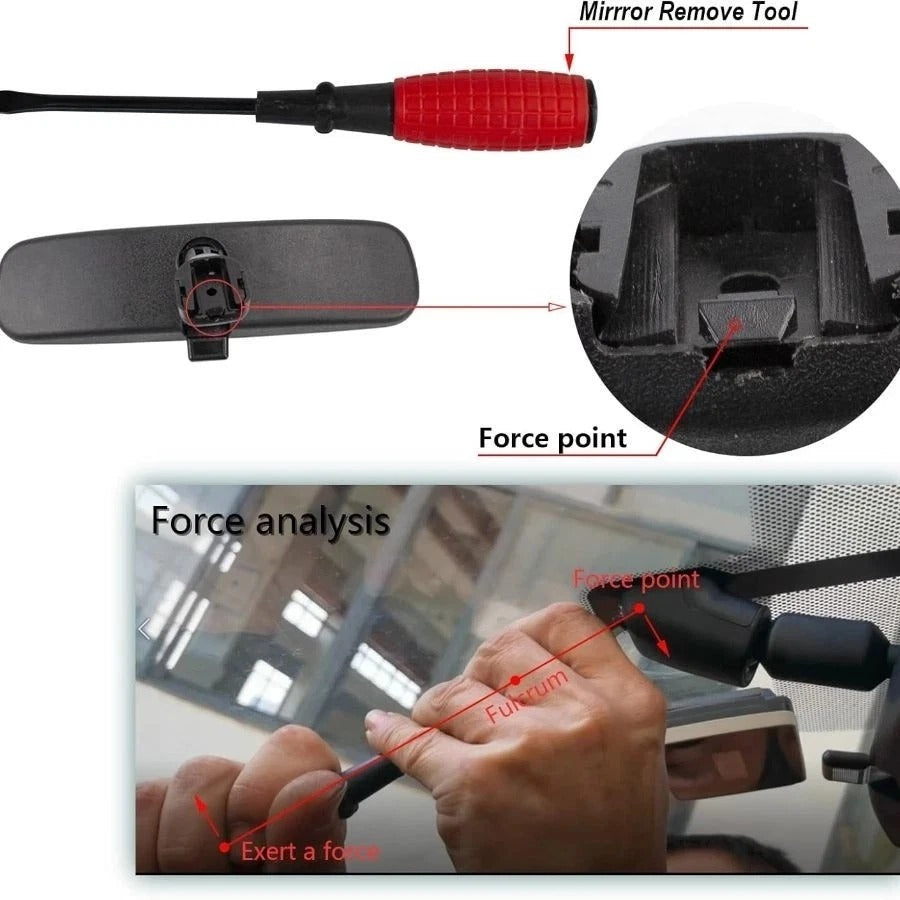 Interior Rear View Mirror Compatible with Rogue Altima NV1500 NV2500 NV3500