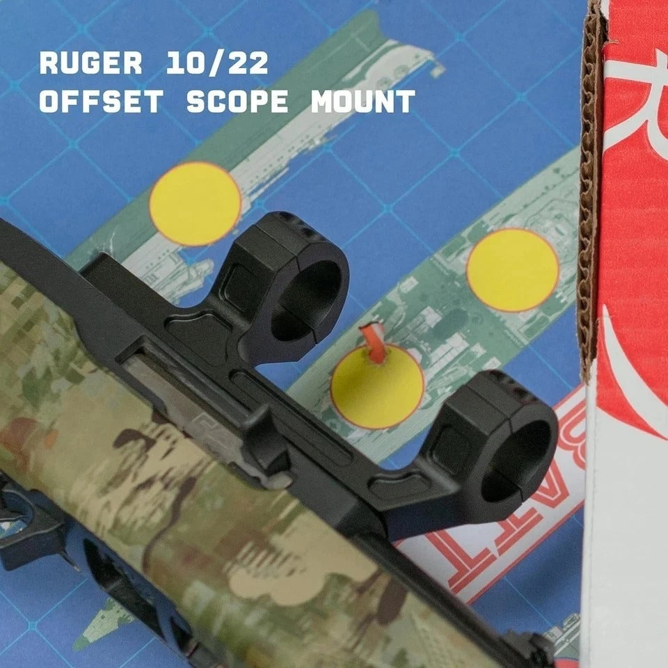 Monstrum Dual Ring Scope Mount | Compatible with Ruger 10/22 | 1 Inch Diameter