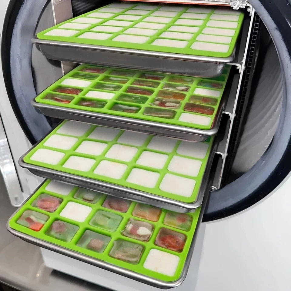 Large 6 Pcs Silicone food molds for harvest right freeze dryer Large trays, S...