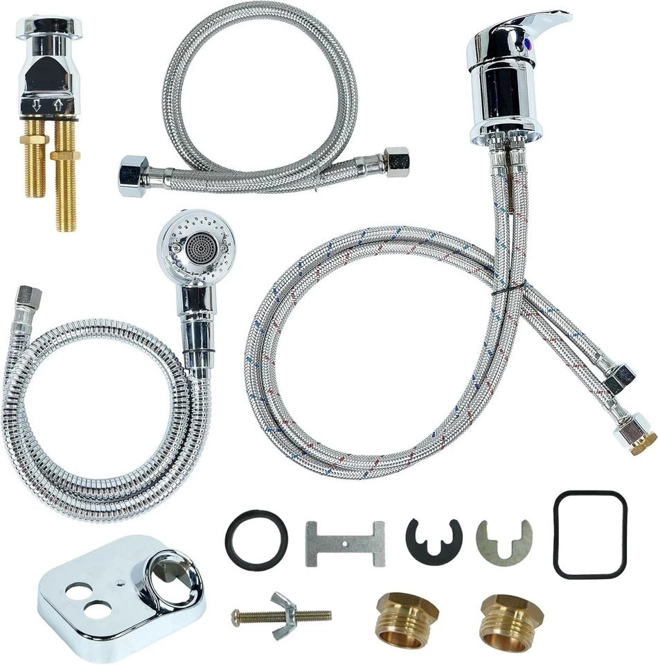 Salon Shampoo Bowl Faucet Vacuum Breaker Kit Spa Beauty Salon Shampoo Bowl Sink