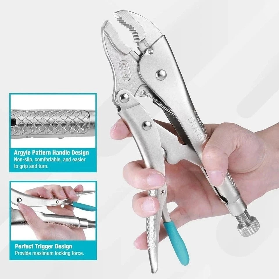 Malco LP10WC Locking Pliers With Wire Cutter 10"