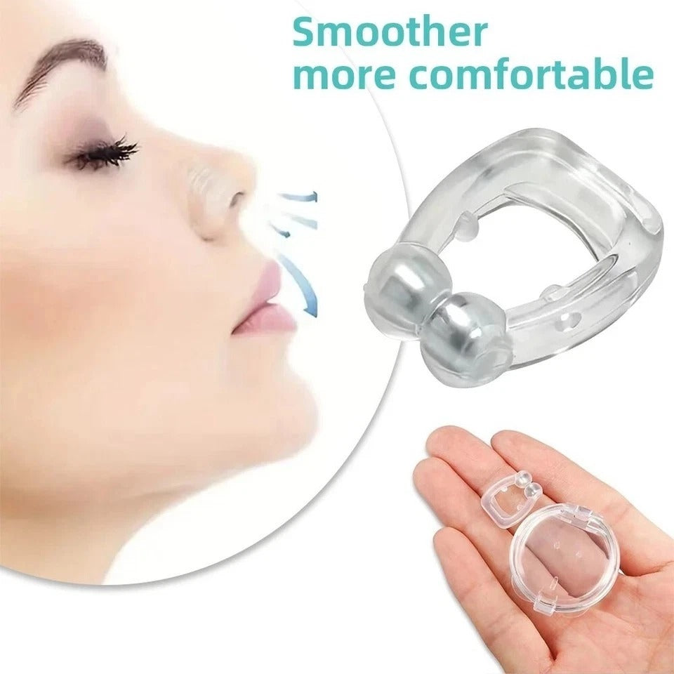 4Pcs Magnetic Nasal Clip Nose Relief Snoring Improve Sleep Quality