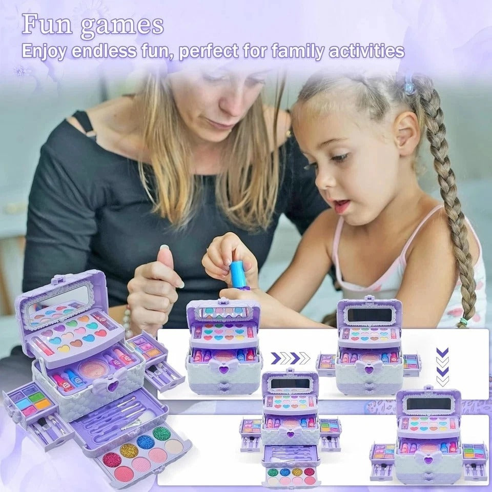 Kids Makeup Sets for Girls 5-8 - Washable Makeup for Kids 8-12, Maquillaje Para