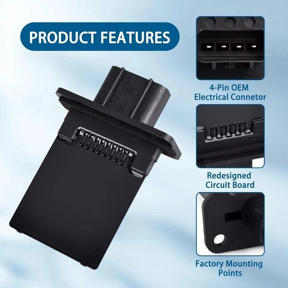 HVAC Fan Blower Motor Resistor Compatible with Expedition Escape F150 F250 F