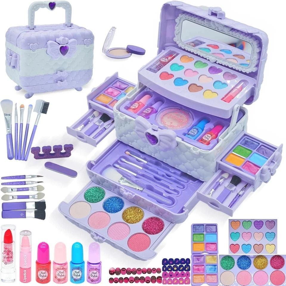 Kids Makeup Sets for Girls 5-8 - Washable Makeup for Kids 8-12, Maquillaje Para