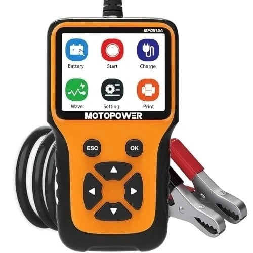 MP0515A 12V Car Battery Tester Automotive 100-2000 CCA Battery Load Tester