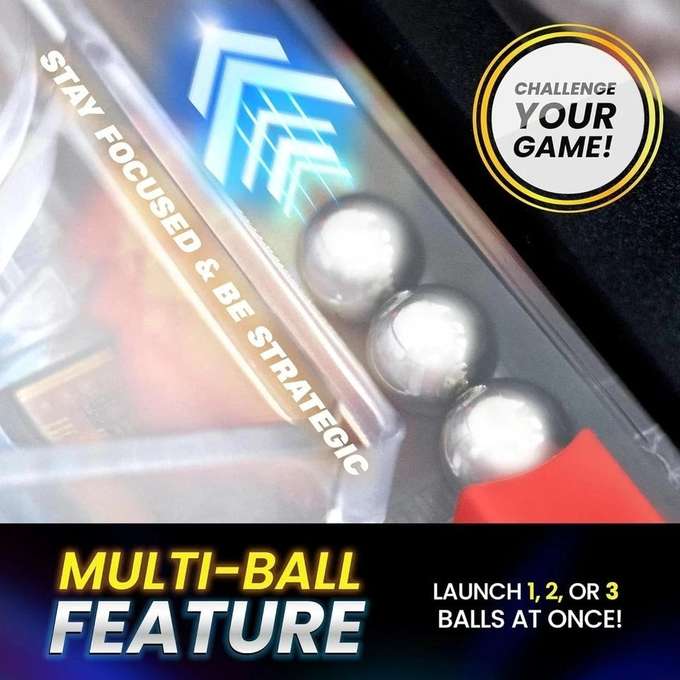 New Era Pinball Game Black – Interactive Tabletop or Floor Arcade Pinball Machin