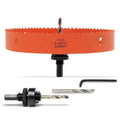 8-Inch Bi-Metal Hole Saw for Metal, Wood & Plastic Cutting