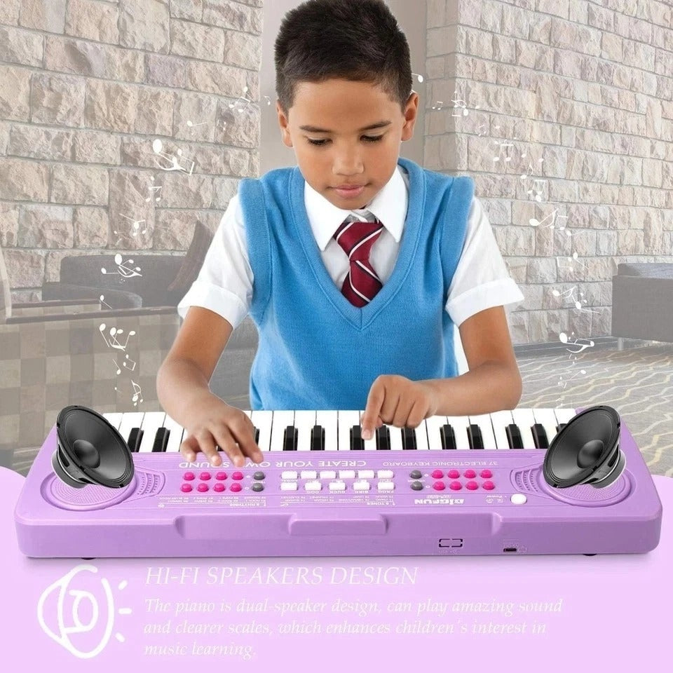 Keyboard Piano for Kids, 37 Keys Toddler Piano Multifunction Music Educationa...