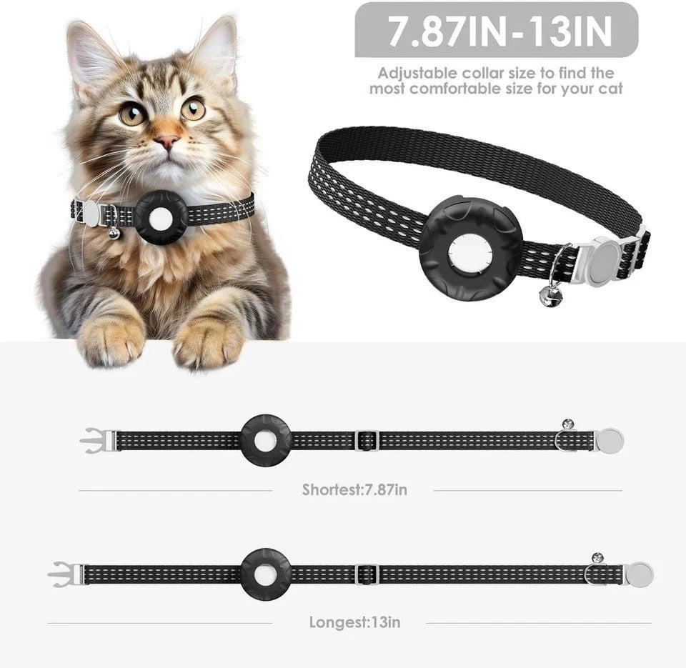 GPS Tracker for Cats, Cat Tracker Compatible with Apple Find My App (Only iOS),