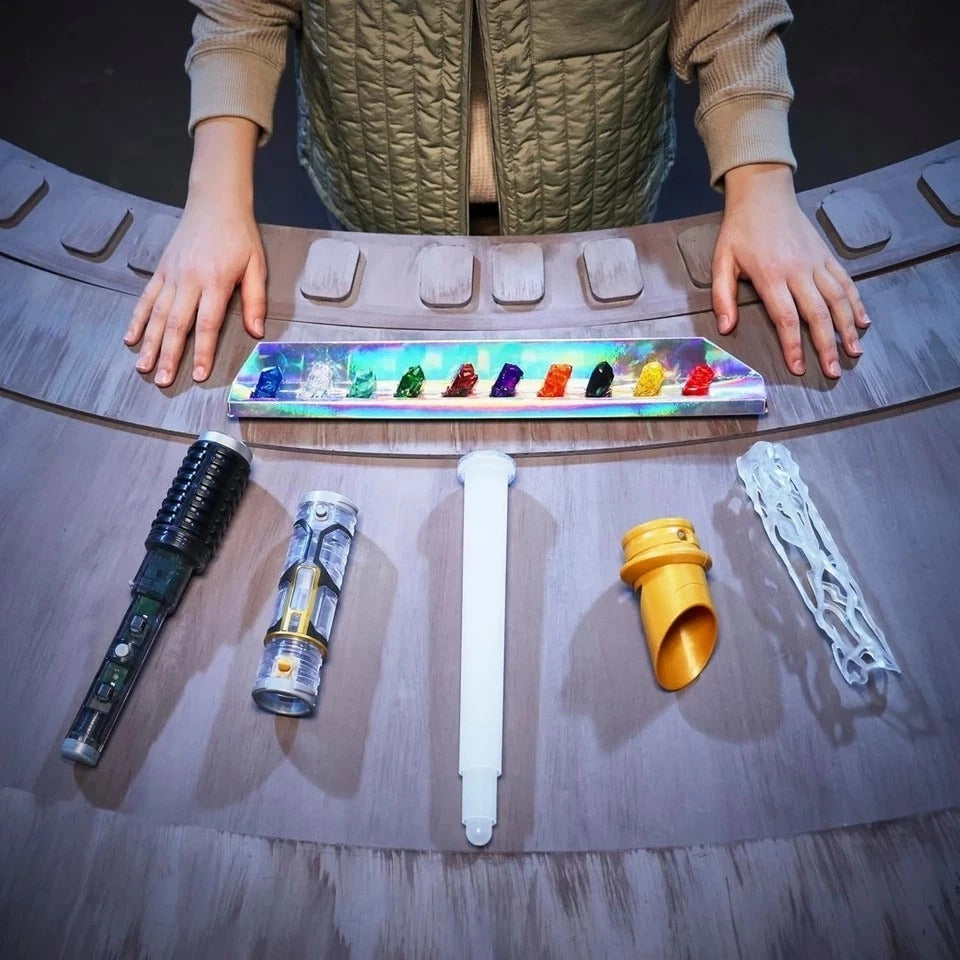 Power Crystal Lightsaber, 7 Colors & 10 Crystals, 50+ Color-Changing Combination
