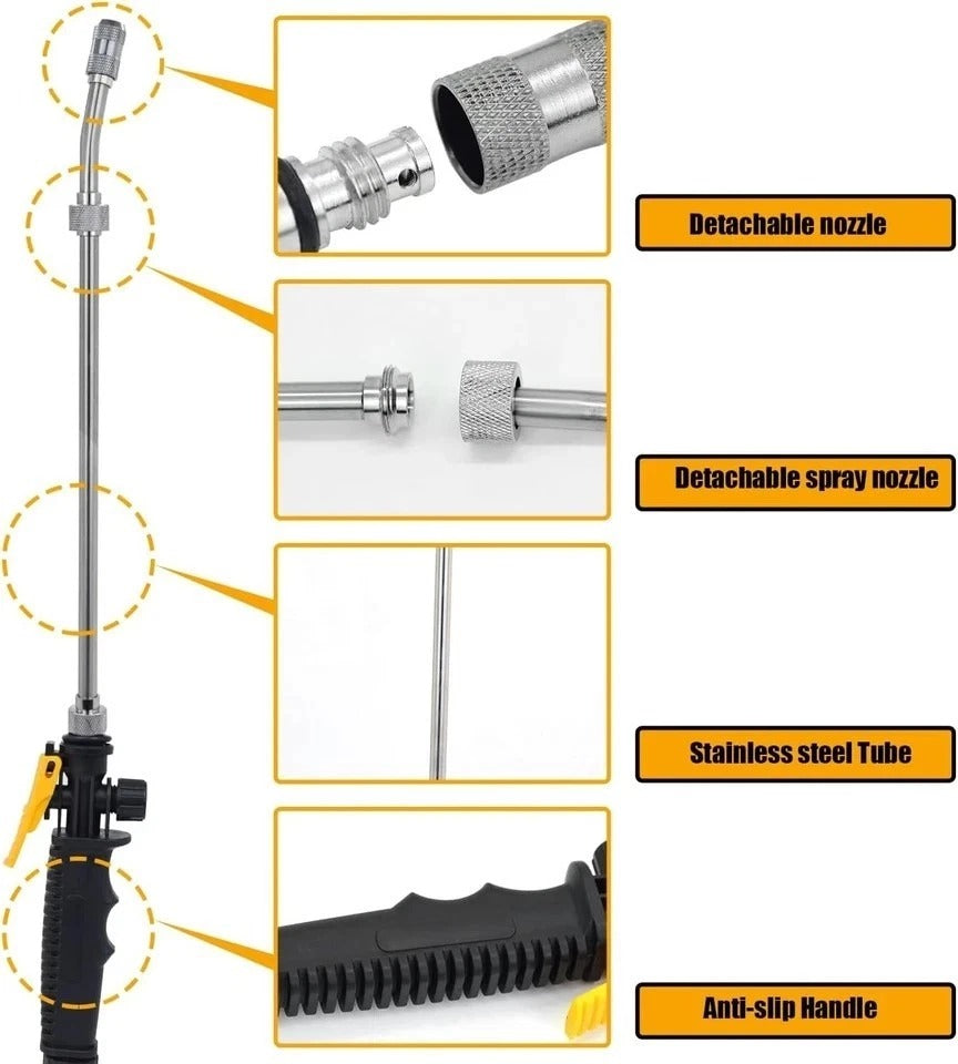 6 Pack RV Water Heater Anode Rod with Flush Wand Hex Wrench Socket Set, 2Pcs 9.2