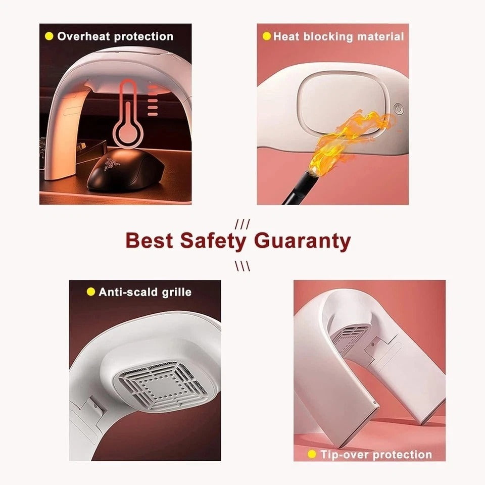 Heated Mouse Pad Hand Warmer 110V 100W Adjustable Desk Hand Heater White
