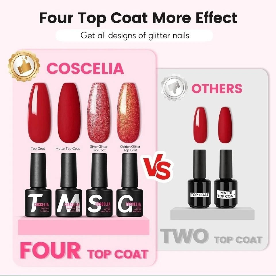 Professional 35-Color Gel Nail Polish Kit with UV Light & Nail Drill Included