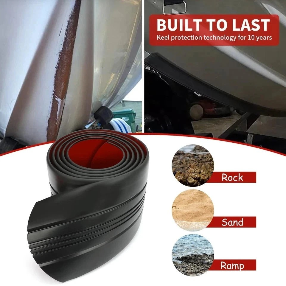 Boat Keel Protector Boat Keel Protector, for Fiberglass Bass Aluminum Boat, B...