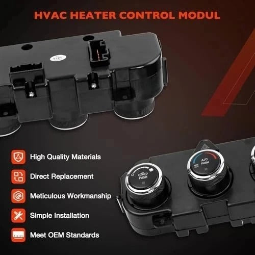 68268189AA Front Climate Heater Control Unit Module A/C Air Conditioning Panel