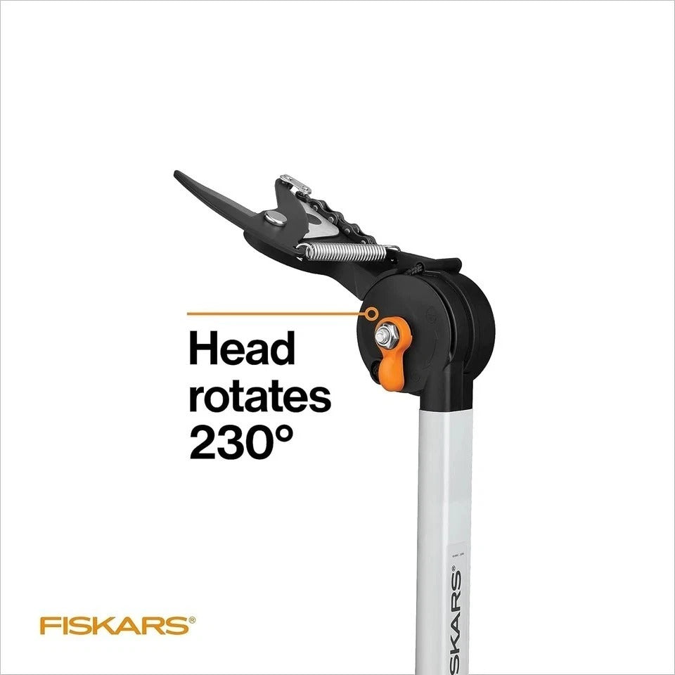 2-In-1 Extendable Tree Pruner and Pole Saw (Extends 7.9 - 12 Feet) with Rotating