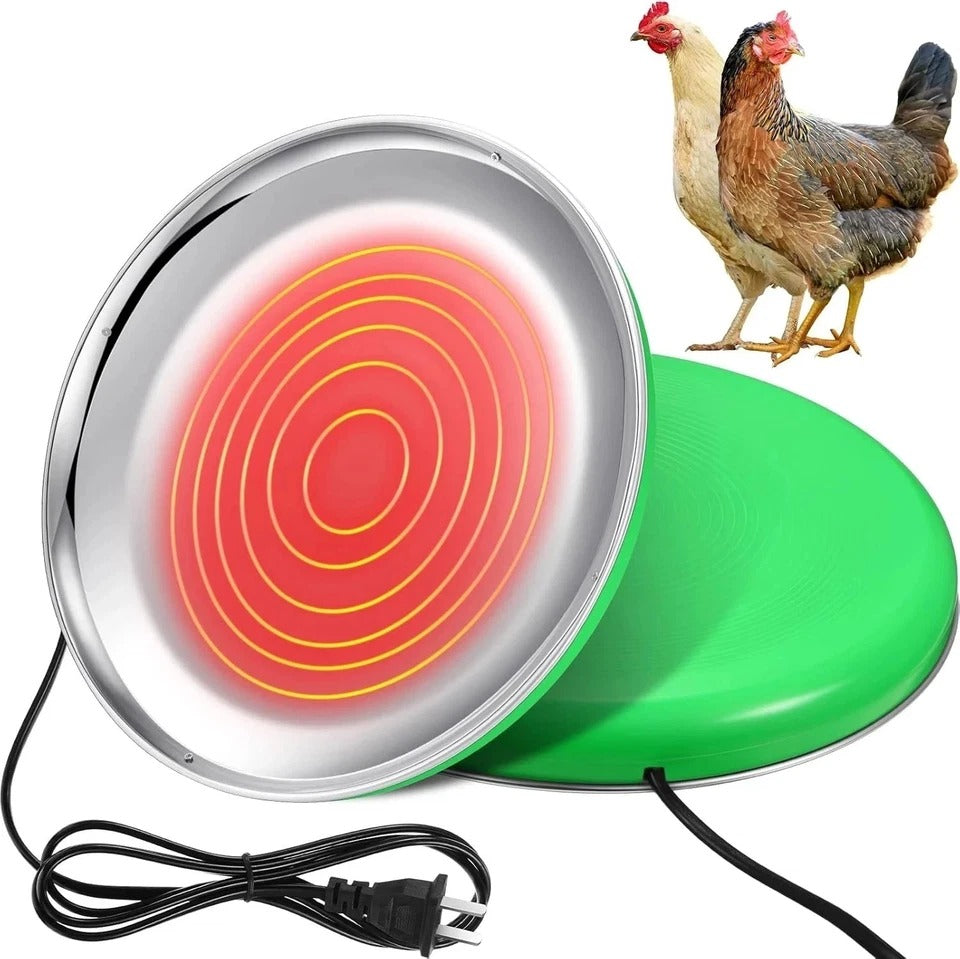 Chicken Water Heater for Winter Chicken 110V 38W Surface Temperature of the Heat