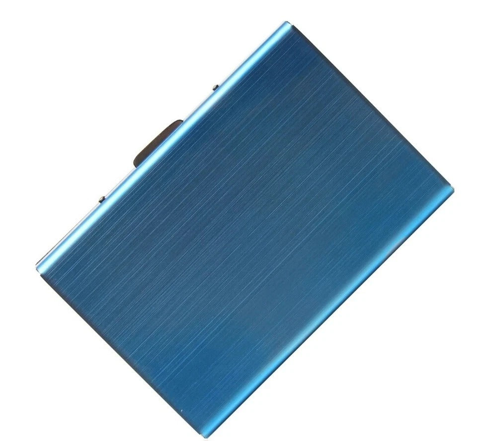 Credit Card ID Holder Slim Money Travel Wallet Men Stainless Steel RFID Blocking