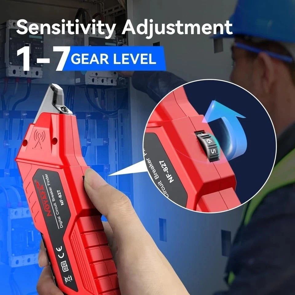 Circuit Breaker Finder Tool with GFCI Outlet Tester 90-120V AC