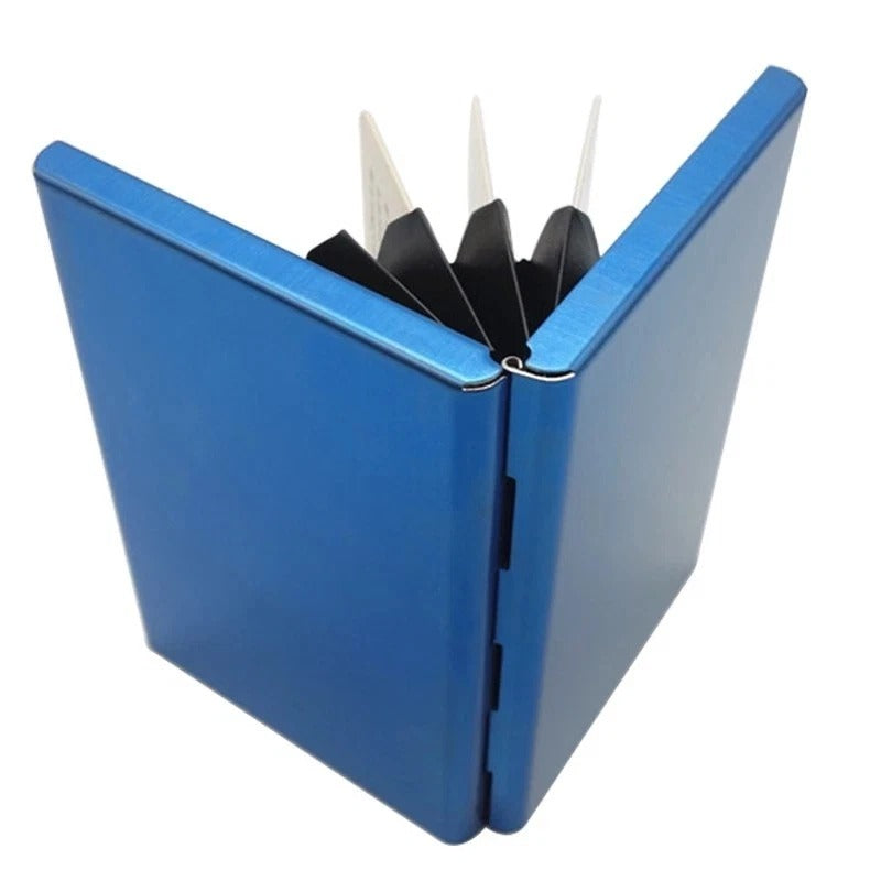 Credit Card ID Holder Slim Money Travel Wallet RFID Blocking