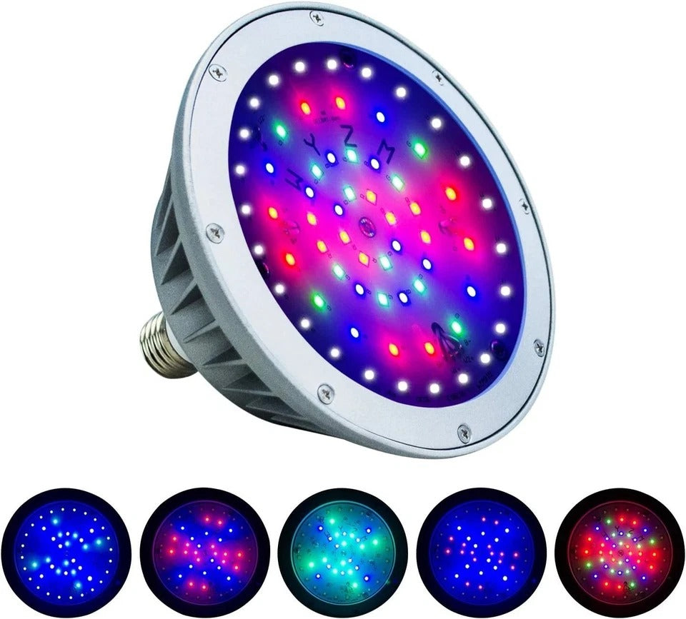 Color LED Pool Lights for Inground Pool, 120V 40W RGBW Pool Light Bulb for Ingro