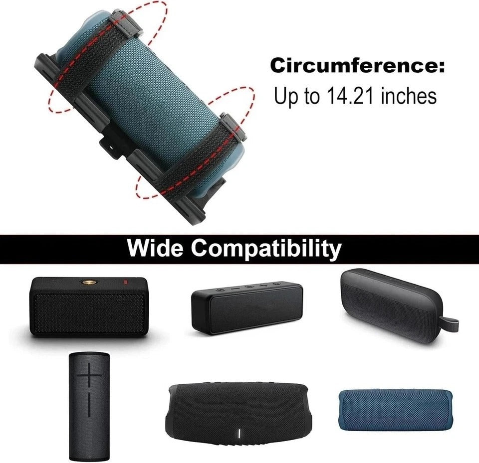 Portable Speaker Mount for Jet Ski/Snowmobile/Boat/Sea-Doo, Speaker Bracket M...