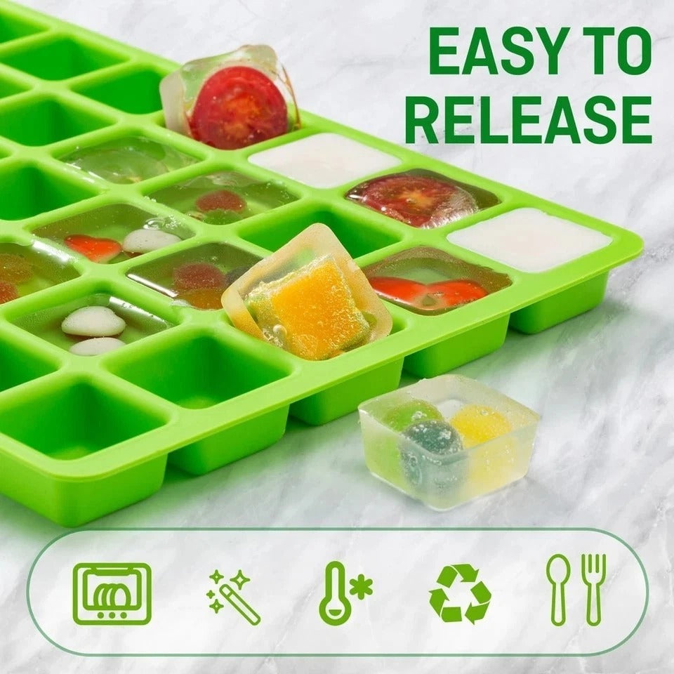 Large 6 Pcs Silicone food molds for harvest right freeze dryer Large trays, S...
