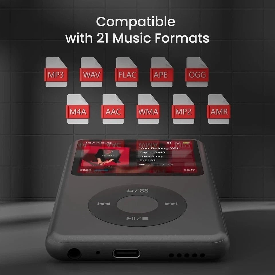 Mp3 Player with Bluetooth Innioasis Y1 Video Digital Music Player HiFi Mini Port
