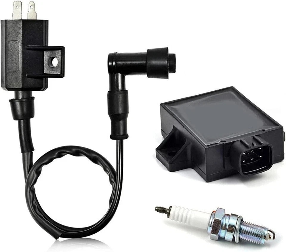 Igniter CDI and Ignition Coil Compatible with Bayou 220 Bayou 250 1996-2011