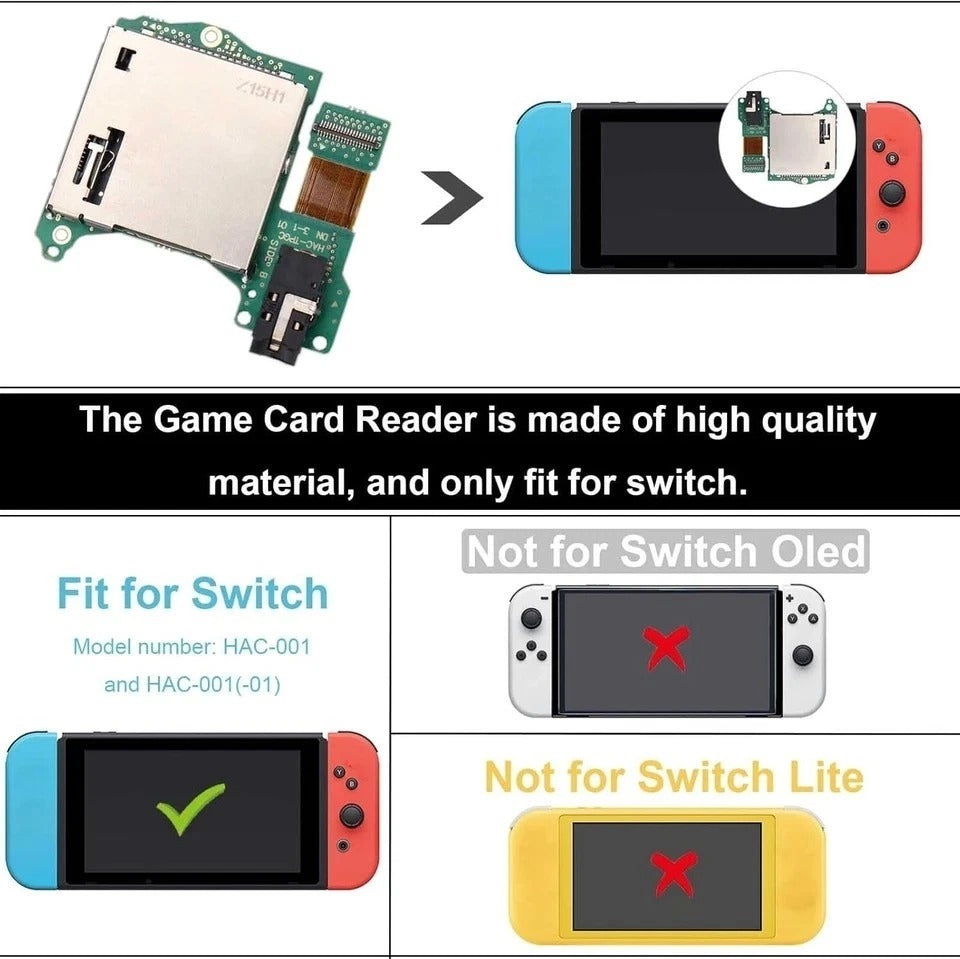 Nintendo Switch Game Card Reader Replacement - Fix Gaming Issues Effortlessly