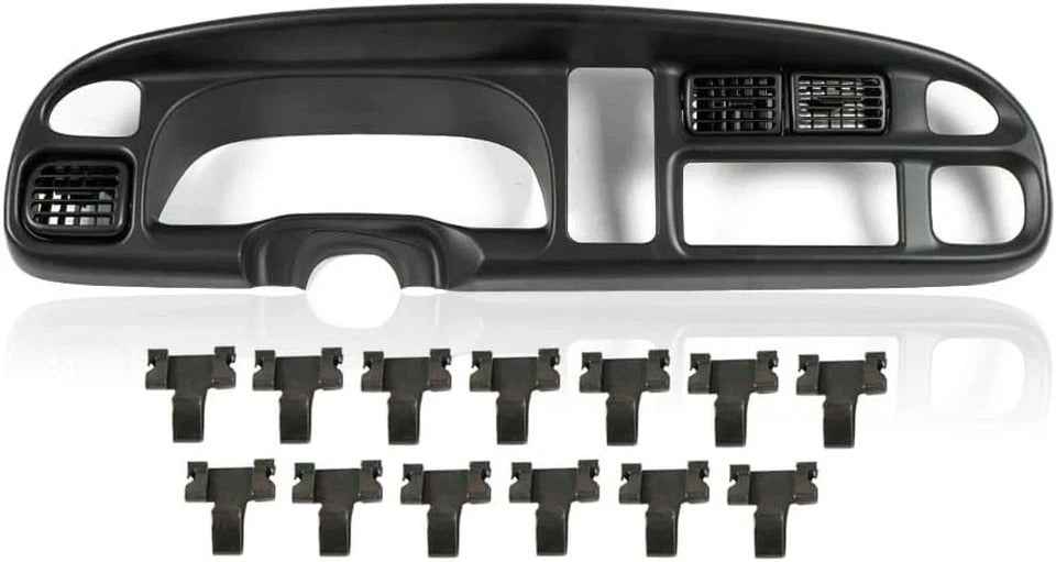 PIT66 Dash Board Bezel Cover Compatible with 1998 1999 2000 2001 2002 Dodge Ram