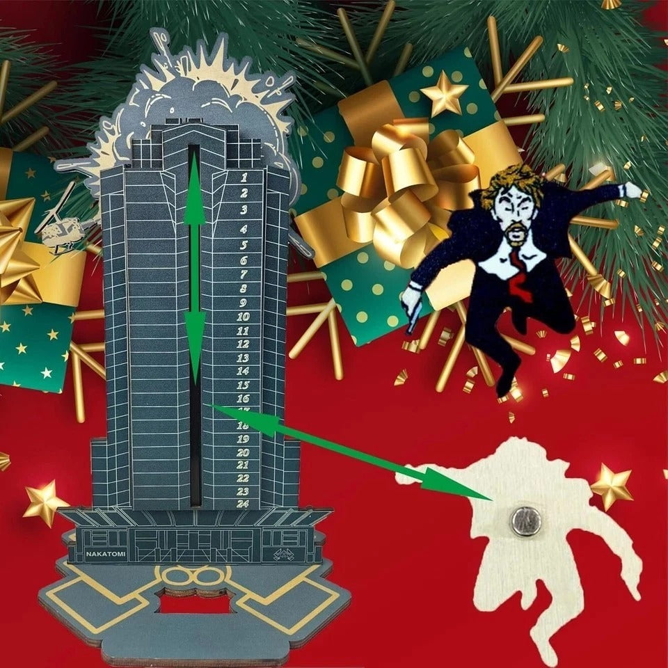 Die Hard Advent Calendar 2025,Nakatomi Plaza Advent Calendar,Christmas Countdown