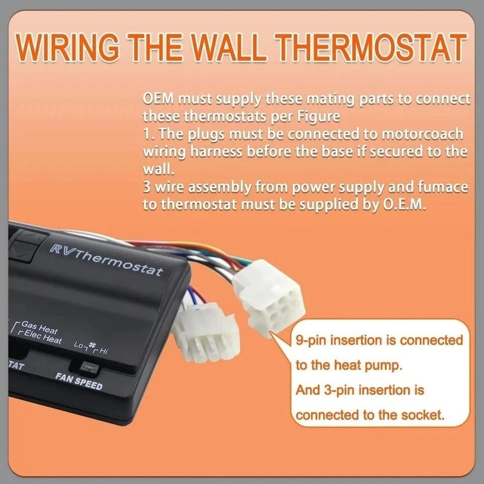6536A3351 Digital Thermostat Compatible with Coleman-Mach， Two-Stage Digi