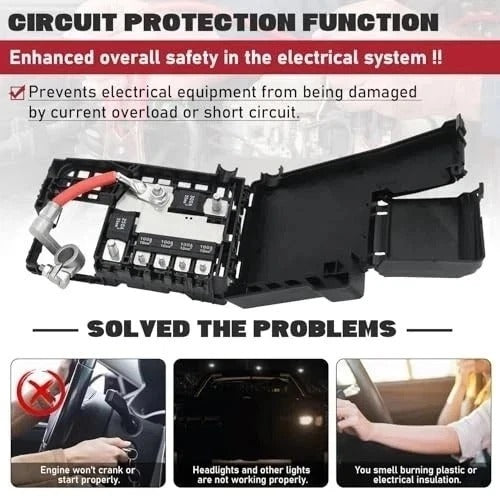 20914309 Fuse Box Battery Terminal with Cover for 2013-2016 Chevy Malibu,2010-20