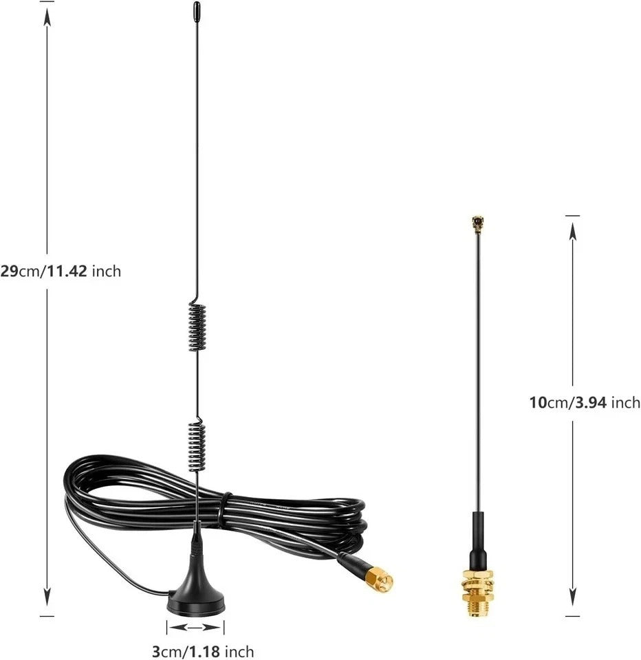 Meshtastic Long Range 915MHz Lora Magnetic Base Antenna with SMA Male for LoR...