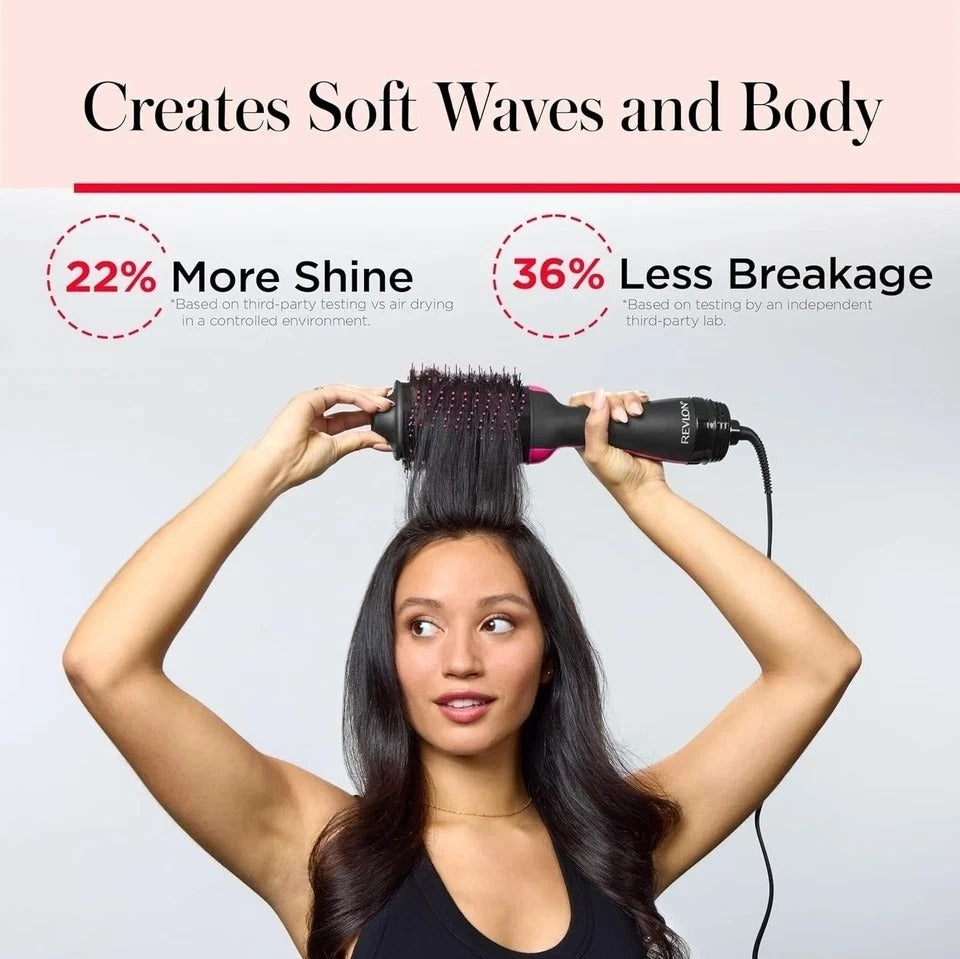 Secador De Pelo Profesional De Revlon En Cepillo De Aire Caliente Para Cabello