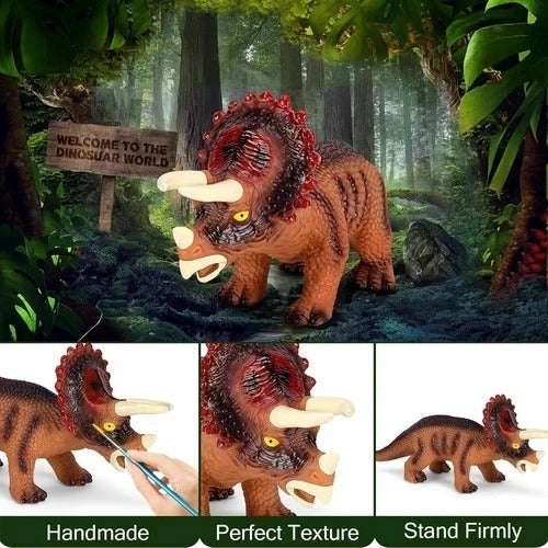 7 Piece Jumbo Dinosaur Toys Big Toy for Boys Realistic Giant...