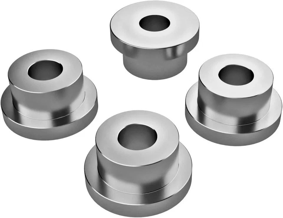 CNC Solid Billet Handlebar Riser Bushings Compatible With Softail Dyna Spor