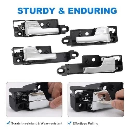 4PCS Interior Door Handles Replacement for Ford Fusion Mercury Milan Lincoin